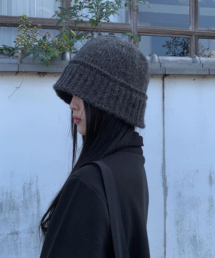 smoothmood ニットハット 帽子 モードニットバケットハット