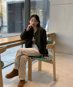 ゴールドボタンショートジャケット｜ジャケット｜韓国ファッション通販