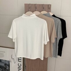 半袖Tシャツ ハーフネックTシャツ