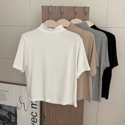 半袖Tシャツ ハーフネックTシャツ