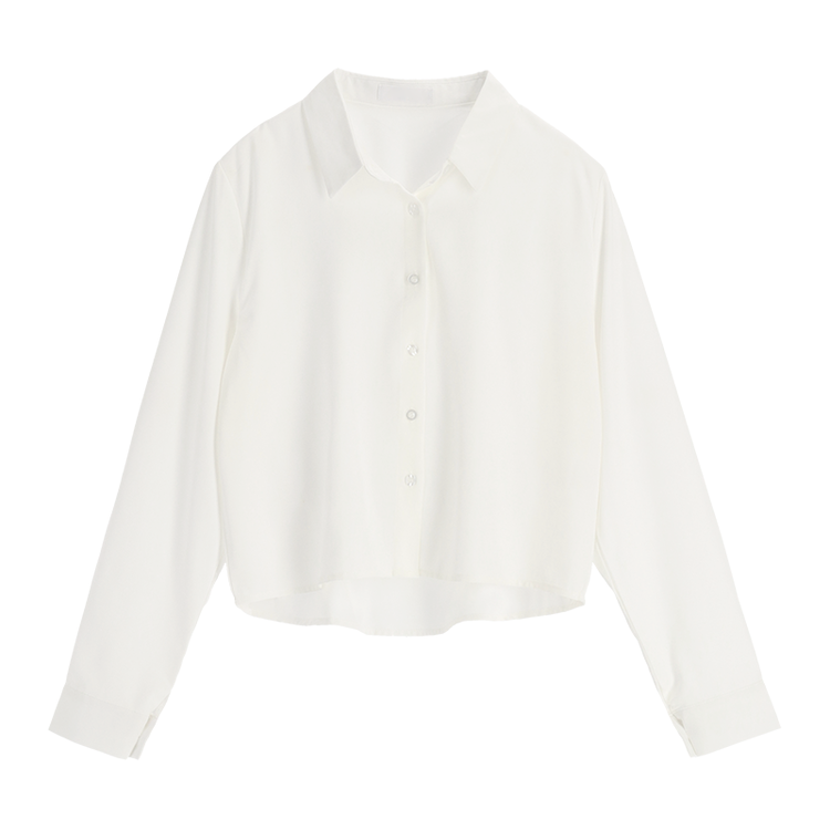 リンクルフリークロップドブラウス