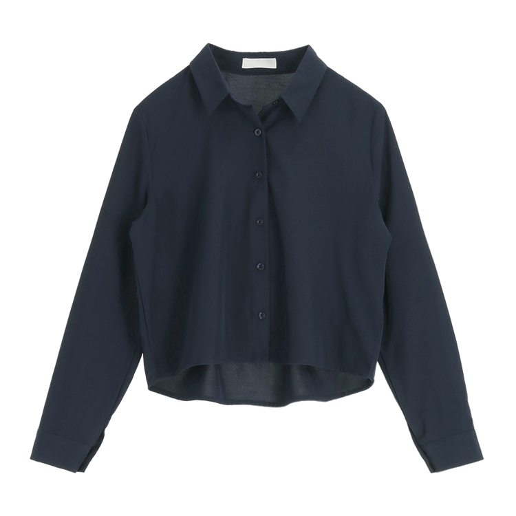 リンクルフリークロップドブラウス