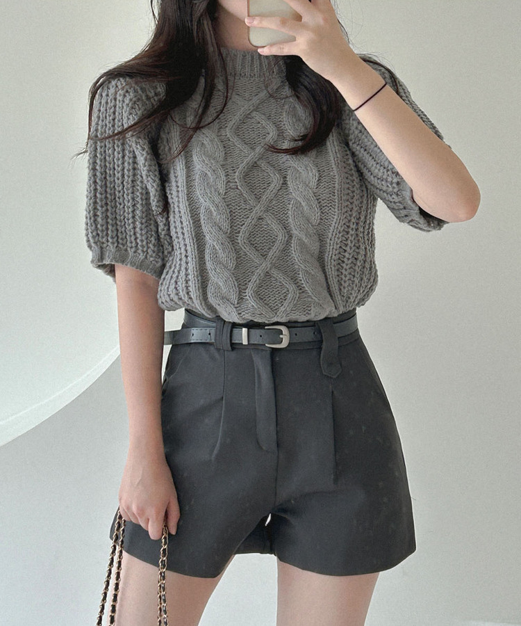 sweetdayzSTUDIONICHOLSONタック入り ショートパンツ