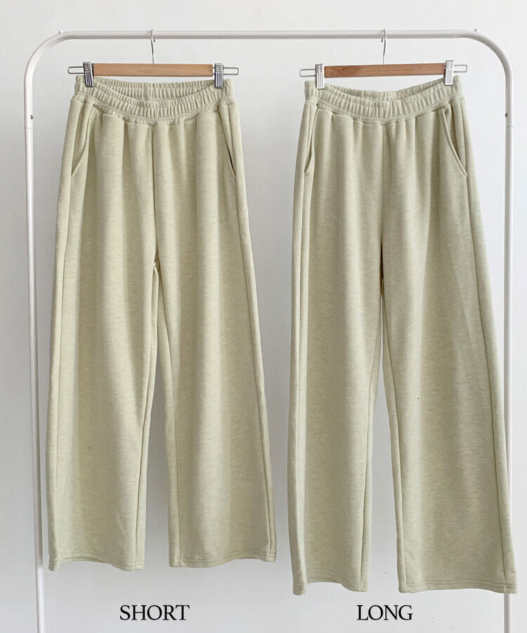 【SHORT/LONG 丈別】起毛ワイドトレーニングパンツ8色