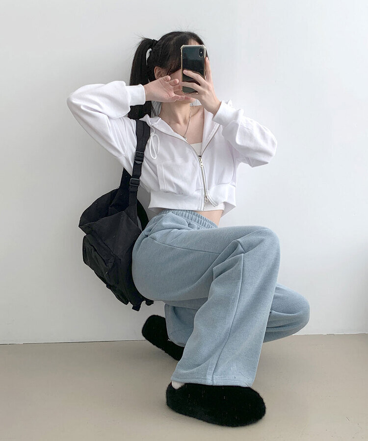 【SHORT/LONG 丈別】起毛ワイドトレーニングパンツ8色