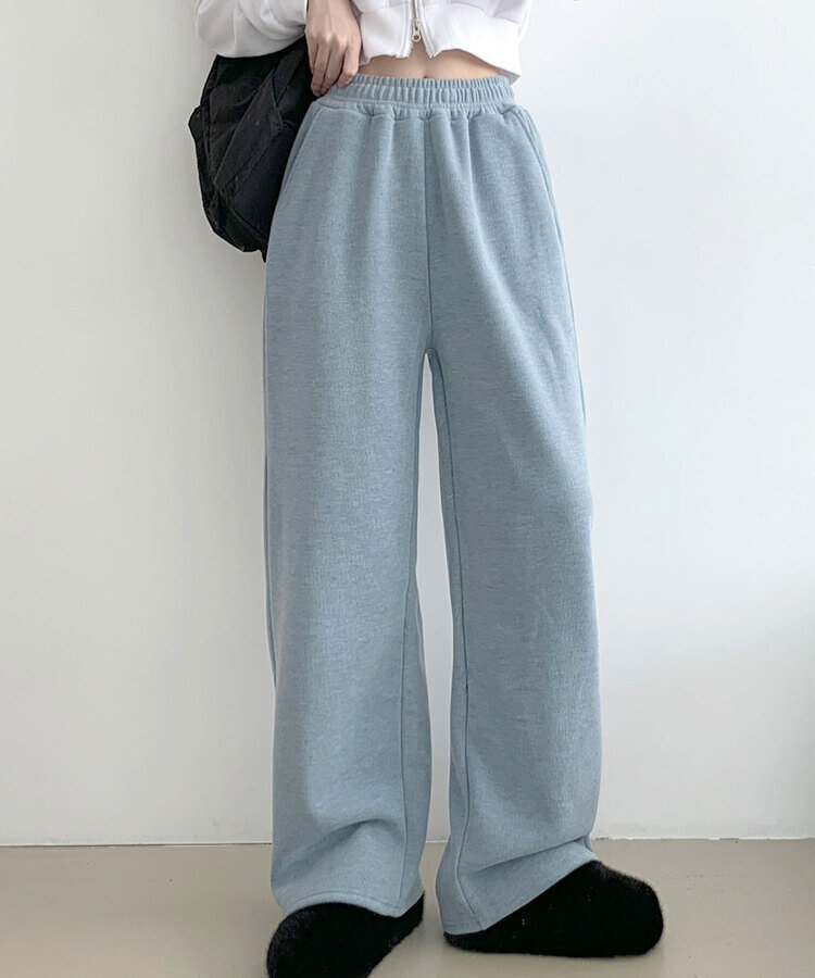 【SHORT/LONG 丈別】起毛ワイドトレーニングパンツ8色