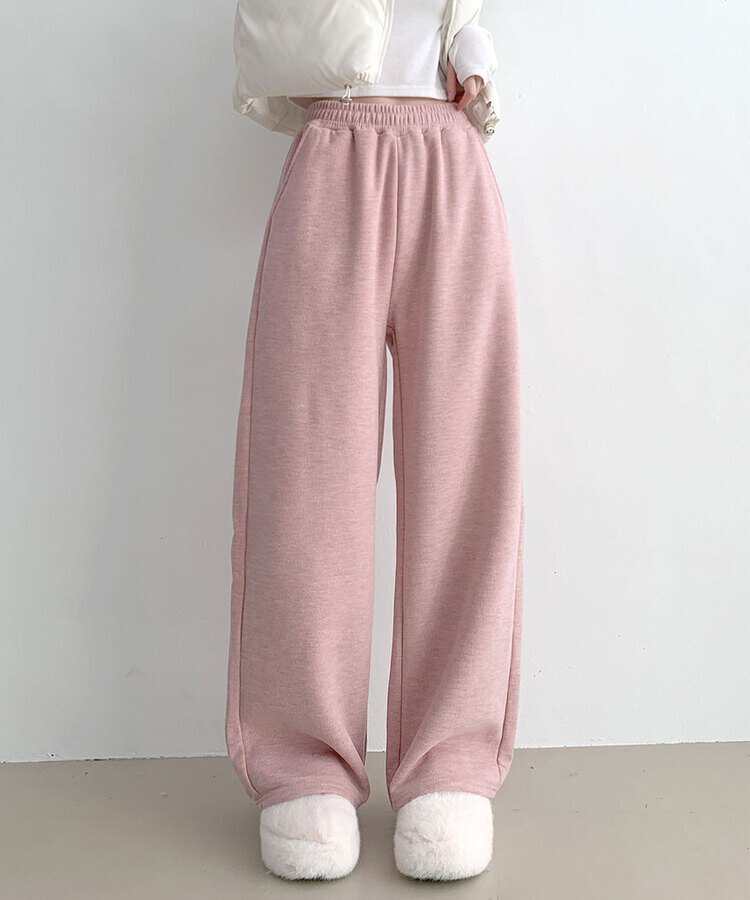 【SHORT/LONG 丈別】起毛ワイドトレーニングパンツ8色