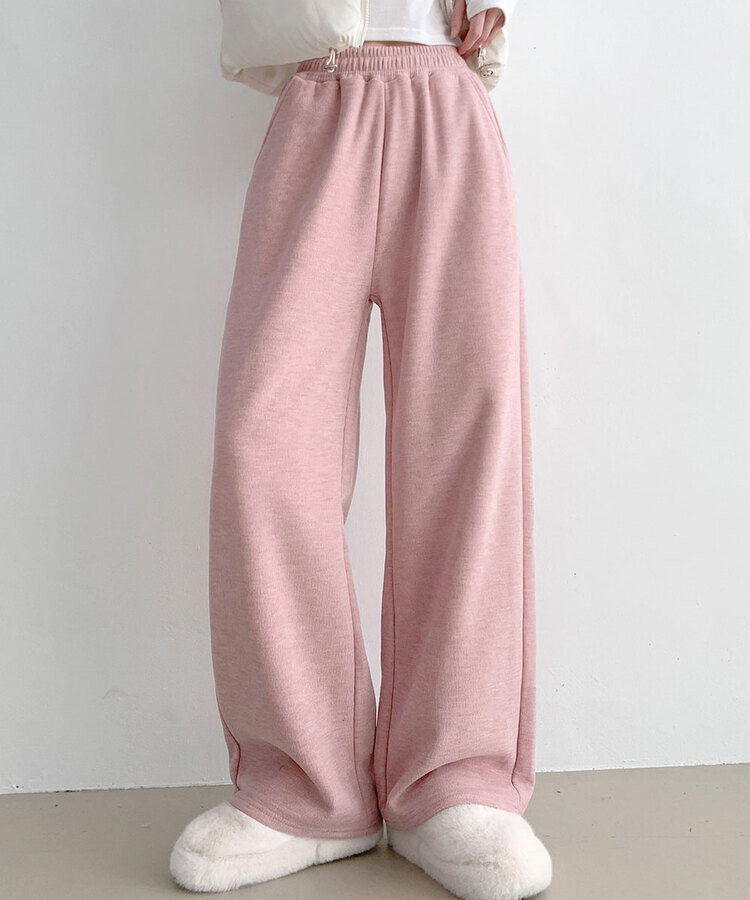 【SHORT/LONG 丈別】起毛ワイドトレーニングパンツ8色