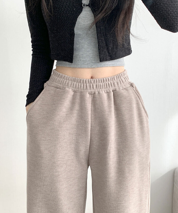 【SHORT/LONG 丈別】起毛ワイドトレーニングパンツ8色