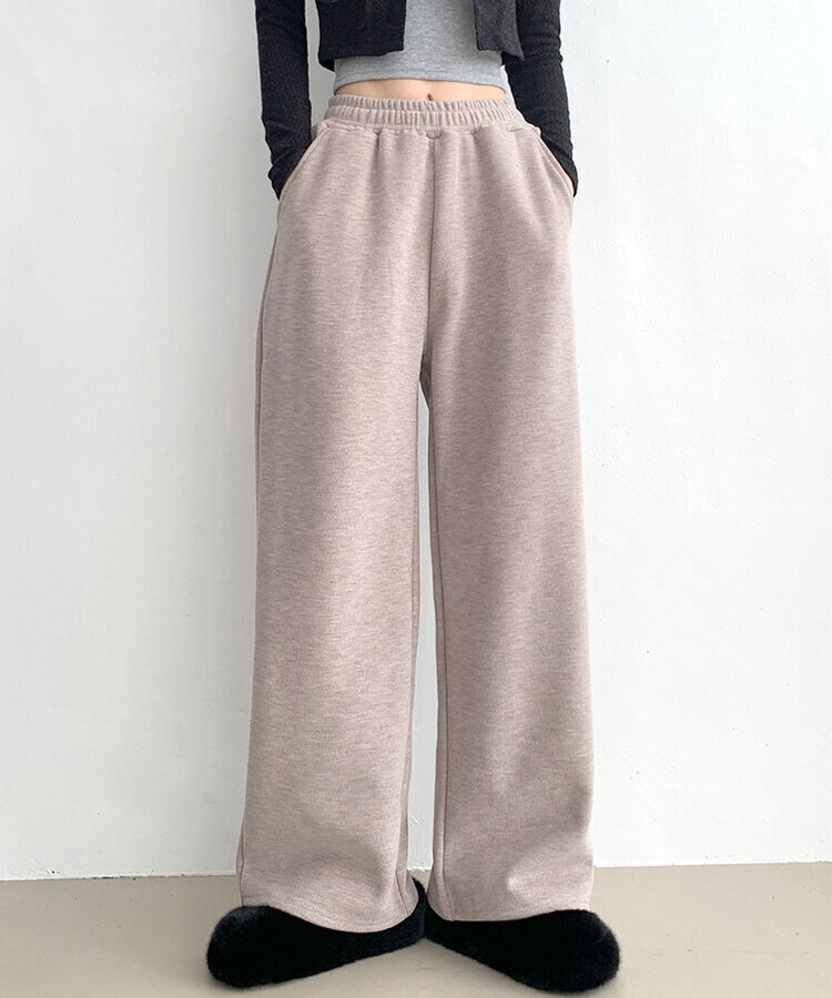 【SHORT/LONG 丈別】起毛ワイドトレーニングパンツ8色