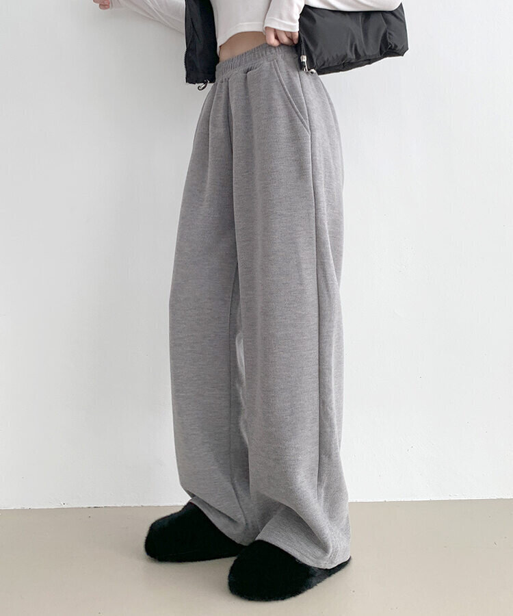 【SHORT/LONG 丈別】起毛ワイドトレーニングパンツ8色