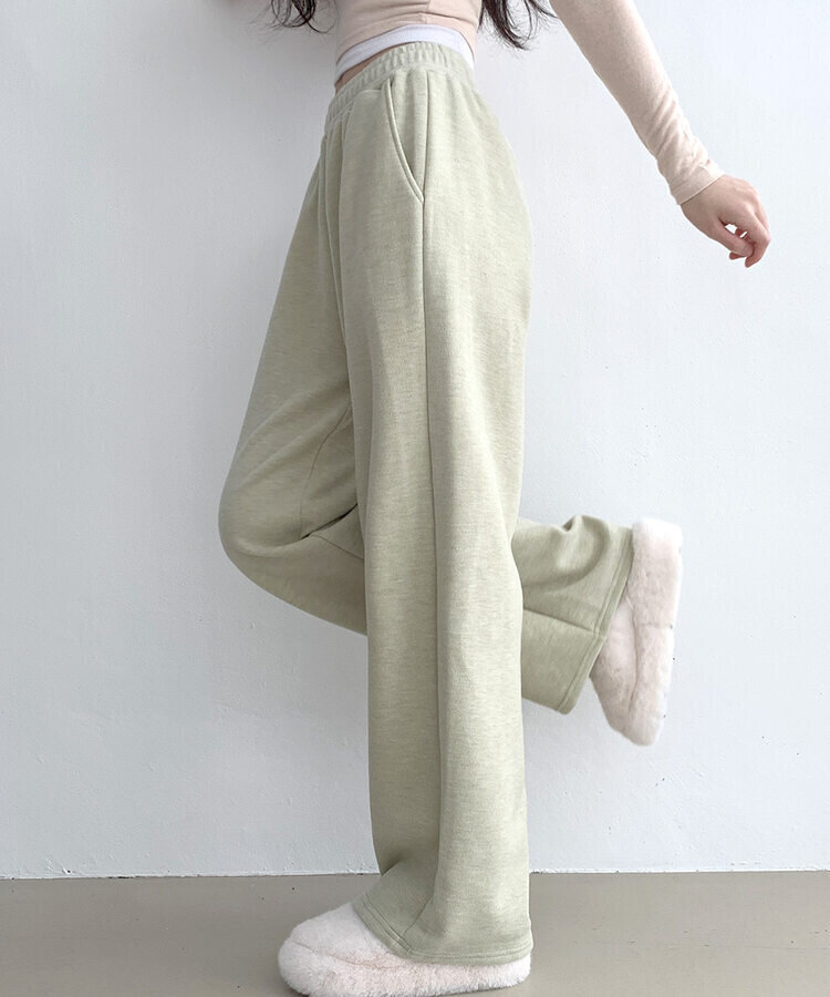 【SHORT/LONG 丈別】起毛ワイドトレーニングパンツ8色