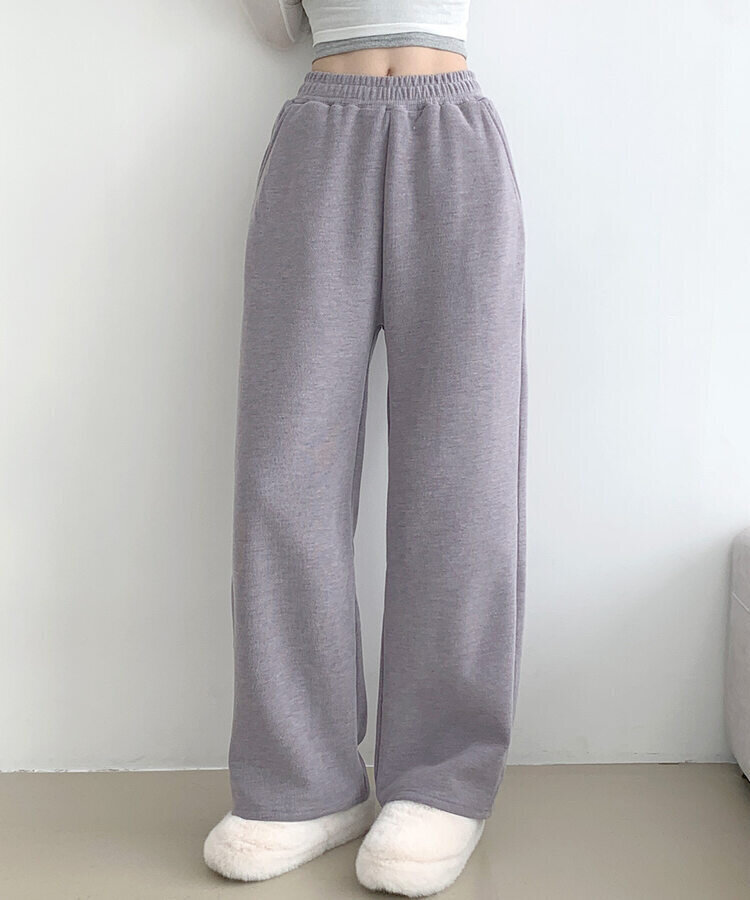 【SHORT/LONG 丈別】起毛ワイドトレーニングパンツ8色