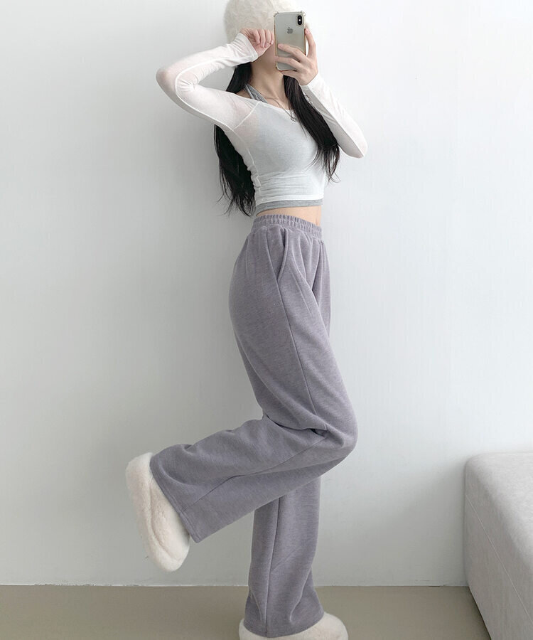 【SHORT/LONG 丈別】起毛ワイドトレーニングパンツ8色