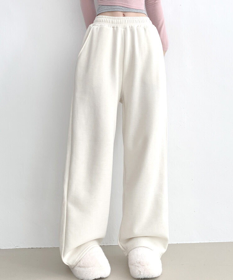 【SHORT/LONG 丈別】起毛ワイドトレーニングパンツ8色