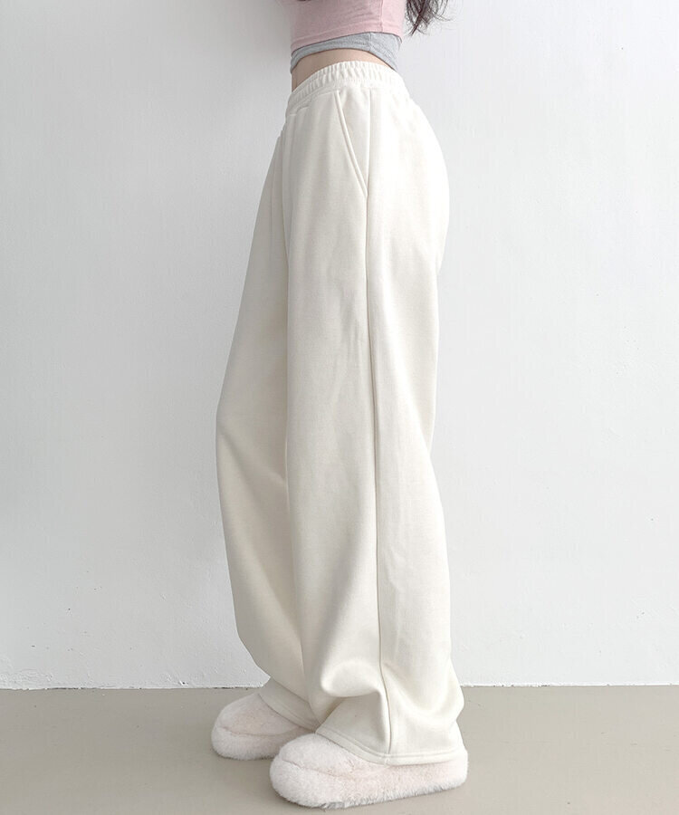 【SHORT/LONG 丈別】起毛ワイドトレーニングパンツ8色