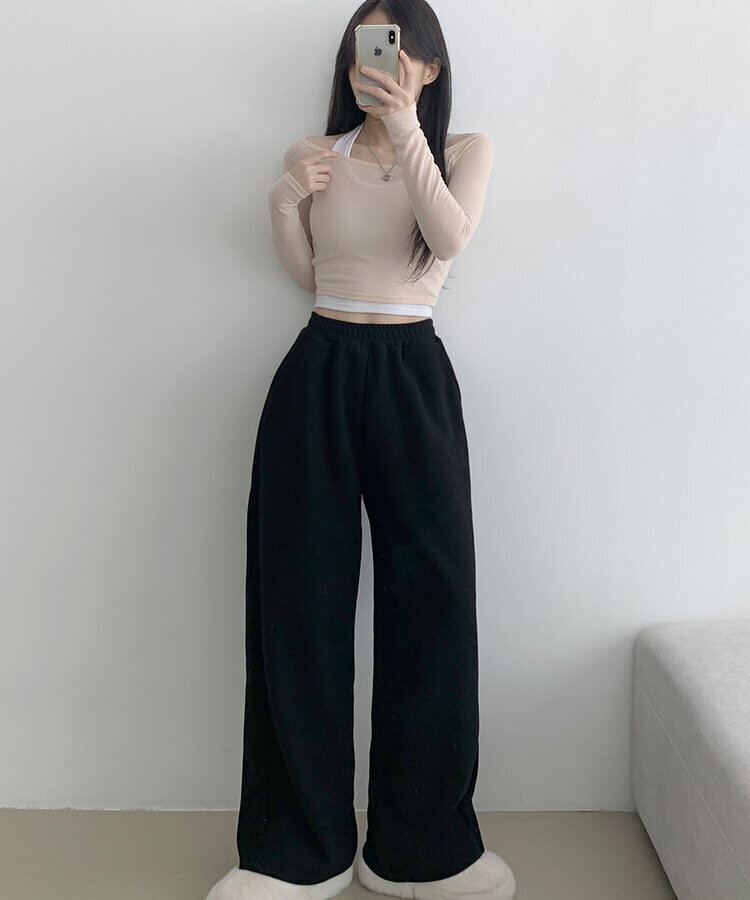 【SHORT/LONG 丈別】起毛ワイドトレーニングパンツ8色