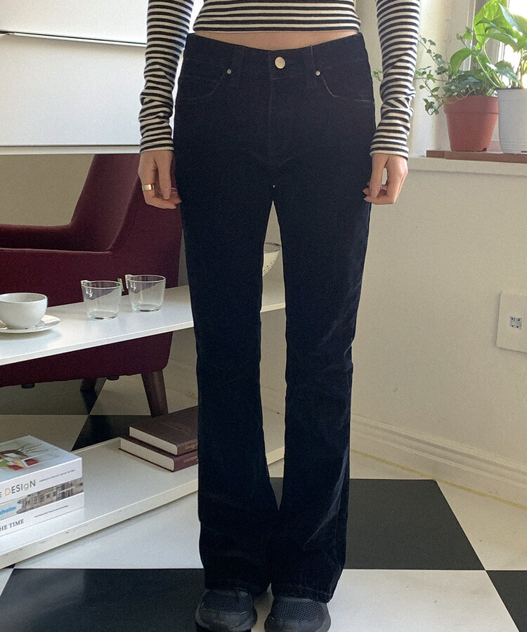 ベルベットブーツカットパンツ｜ブーツカット｜韓国ファッション通販 SONA