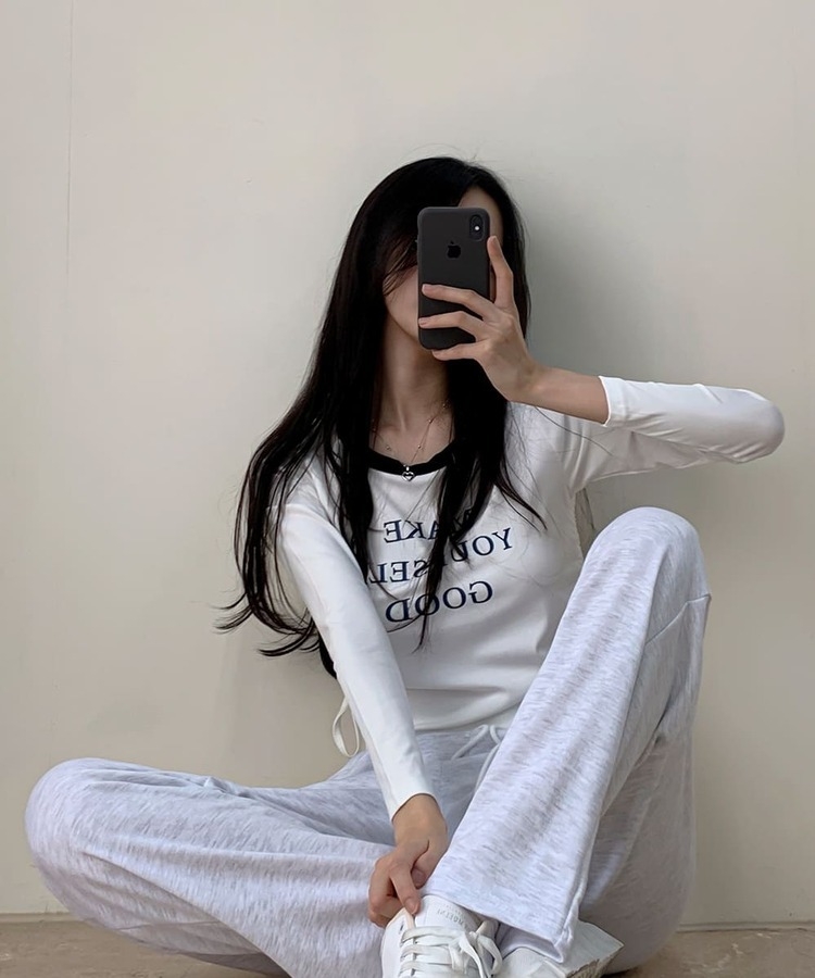 グレース♡スタンドネック&amp;袖口シャーリング可愛いです 袖シャーリングインナーCT|ems excite | RETRO GIRL ONLINE STORE