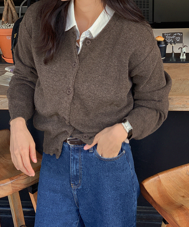 ベーシックバックルベルト BROWN