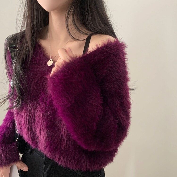 THE IMPORT 睡蓮　ネイビー チロリアンニット 花柄 SZ8 THE IMPORT 睡蓮 ネイビー チロリアンニット 花柄 SZ8 Se ninon