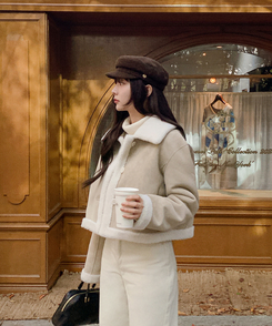 リバーシブルムートンコート｜コート｜韓国ファッション通販 SONA