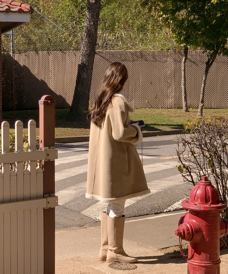 リバーシブルムートンコート｜コート｜韓国ファッション通販 SONA