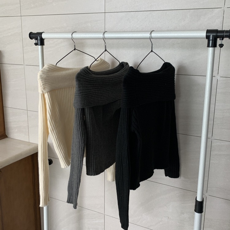 オフショルダーセータースパンニット｜ニット｜韓国ファッション通販 SONA