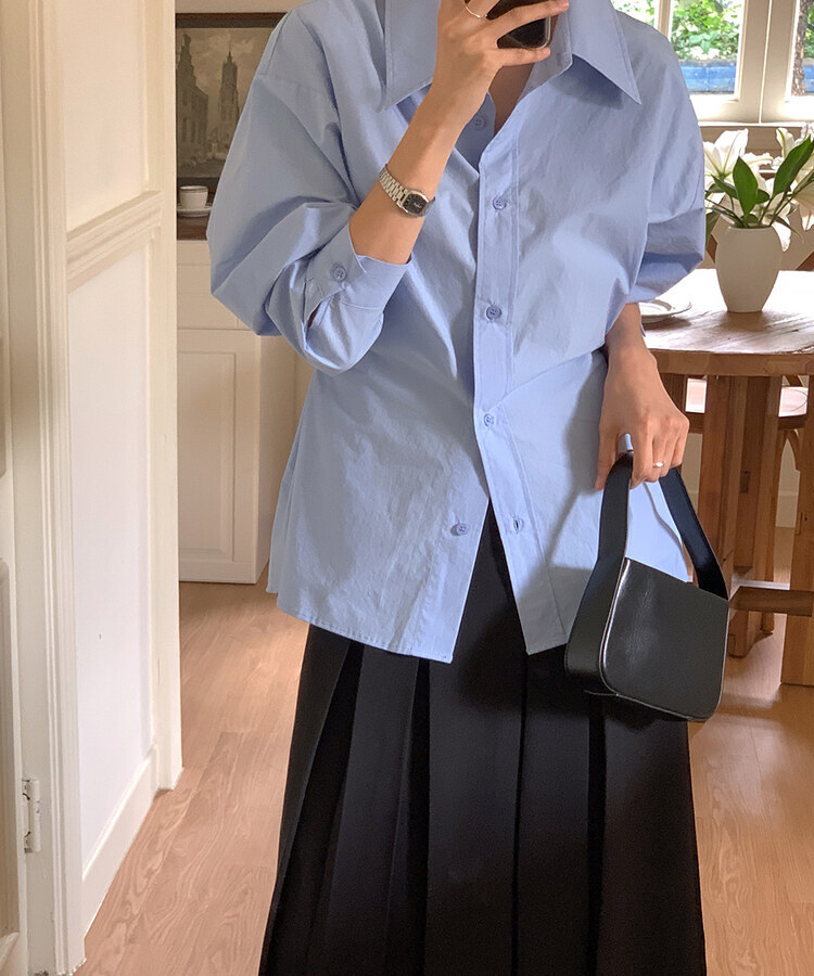 セミフォーマルプリーツAラインロングスカート｜ミディ/ロングスカート