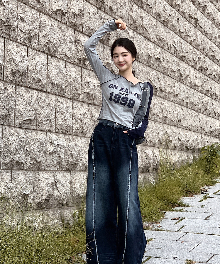 JPG JEAN'S デニムプリントパンツ DENIM PRINT LEGGINGS PANTS（デニムプリントレギンスパンツ