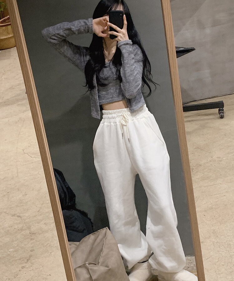 チューブトップドッキングボアクロップカーディガン5色｜ニット｜韓国