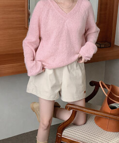 フェイクレザーバックルハーフブーツ BEIGE