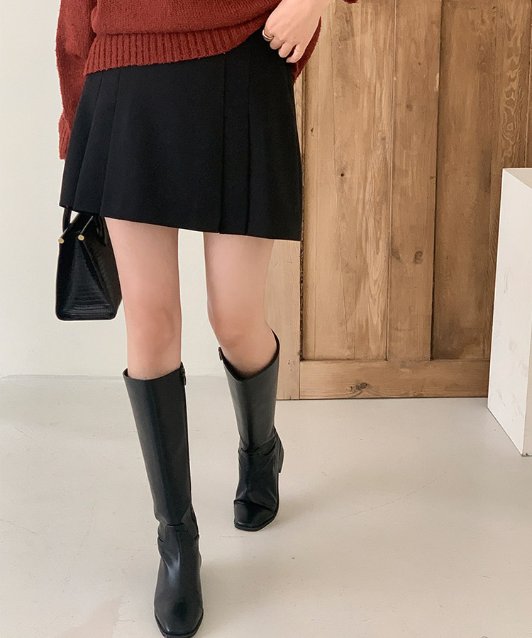 スクエアトゥロングブーツ｜ブーツ｜韓国ファッション通販 SONA