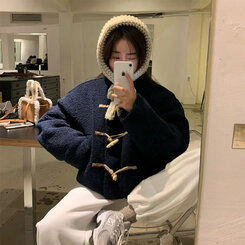 キルティング裏地トグルボタンボアショートジャンパー｜ジャケット