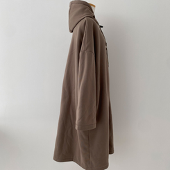 발끝까지 따듯하게 안감 양털 떡볶이 후드 롱 야상