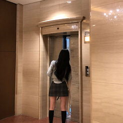 ラグランクロップラウンドニット5色 グレー