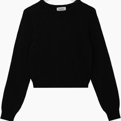 ラグランクロップラウンドニット5色