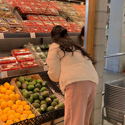 コーデュロイハイネックショートジャンパー IVORY