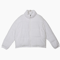 コーデュロイハイネックショートジャンパー