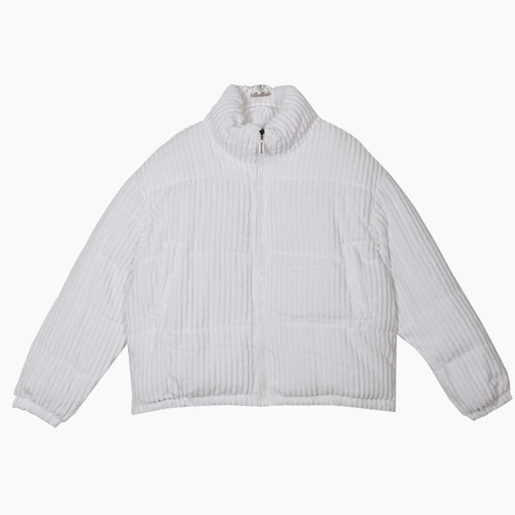 コーデュロイハイネックショートジャンパー