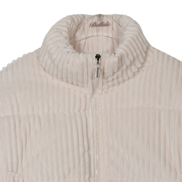 コーデュロイハイネックショートジャンパー