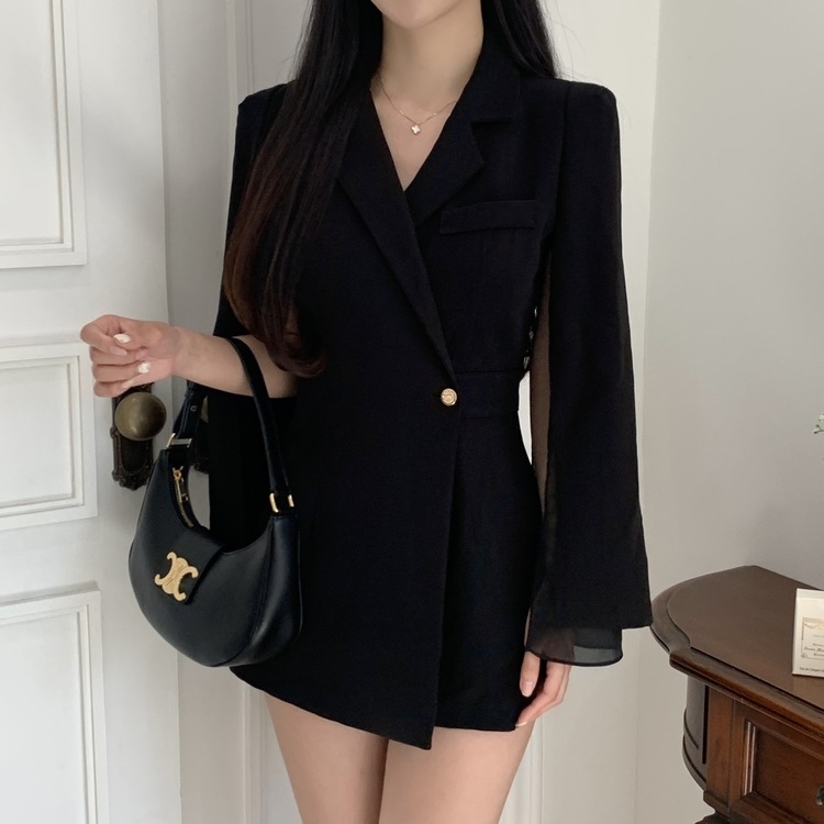 人気美品☆シフォンジャンプスーツ女性しいファッションストラップワイドレッグパンツ夏ハイウエストハンギングストラップパンツ秋と冬Z218 セールジャンプスーツ パンツドレス シフォン S M L パーティー 結婚