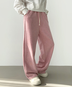 【SHORT/LONG丈別】ワイドトレーニングパンツ8色 PINK