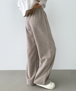 【SHORT/LONG丈別】ワイドトレーニングパンツ8色 BEIGE