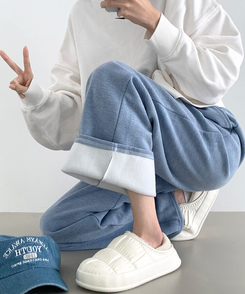 【SHORT/LONG丈別】ワイドトレーニングパンツ8色 AQUA