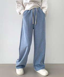 【SHORT/LONG丈別】ワイドトレーニングパンツ8色 AQUA