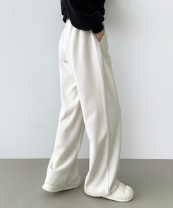 【SHORT/LONG丈別】ワイドトレーニングパンツ8色 IVORY