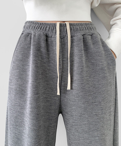 【SHORT/LONG丈別】ワイドトレーニングパンツ8色 GRAY