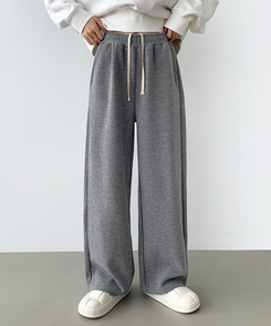 【SHORT/LONG丈別】ワイドトレーニングパンツ8色 GRAY