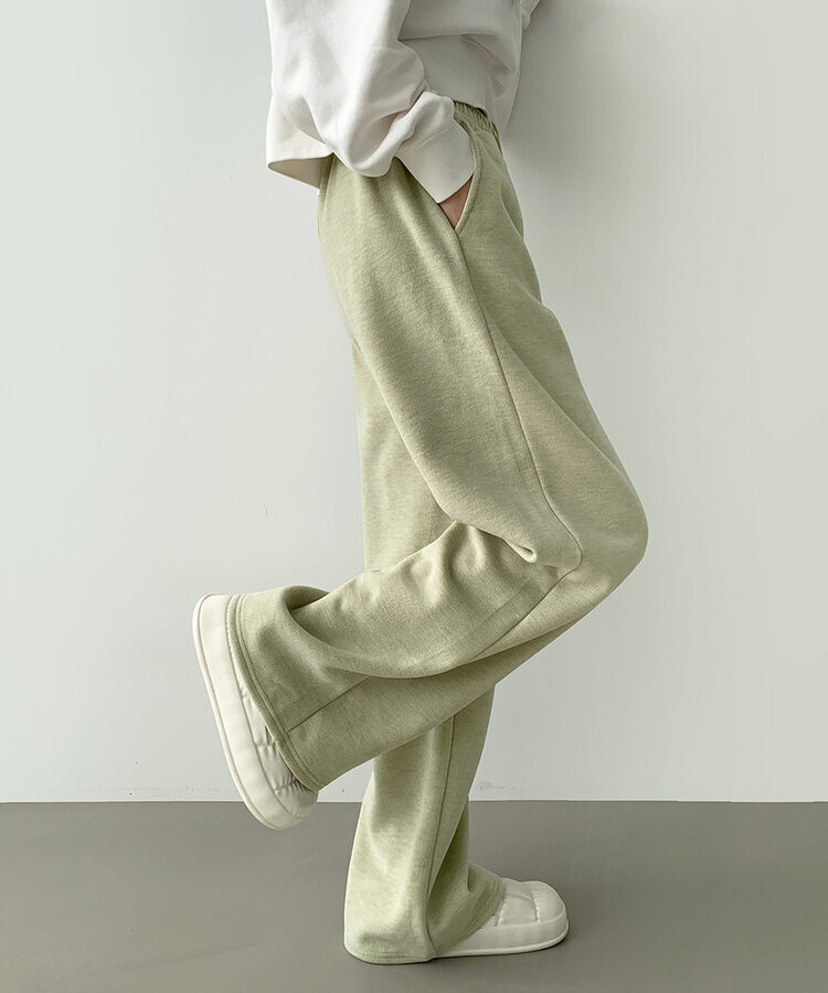 【SHORT/LONG丈別】ワイドトレーニングパンツ8色 LIGHT GREEN